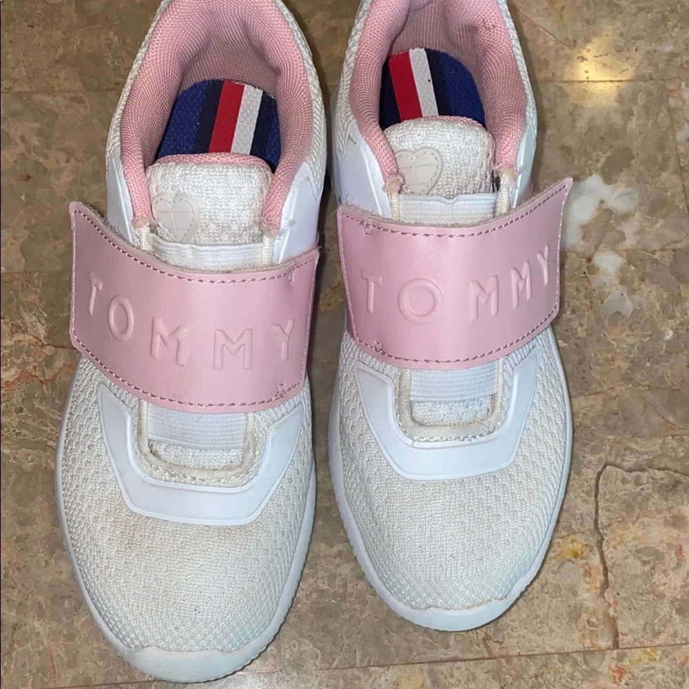 Tommy Hilfiger Kids' Sneakers in White and Pink